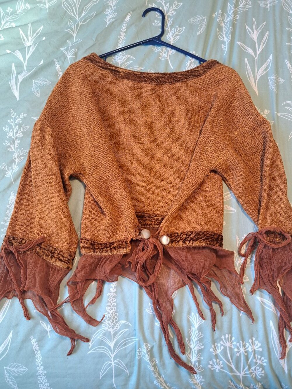Fairycore Rust Sweater y2k
